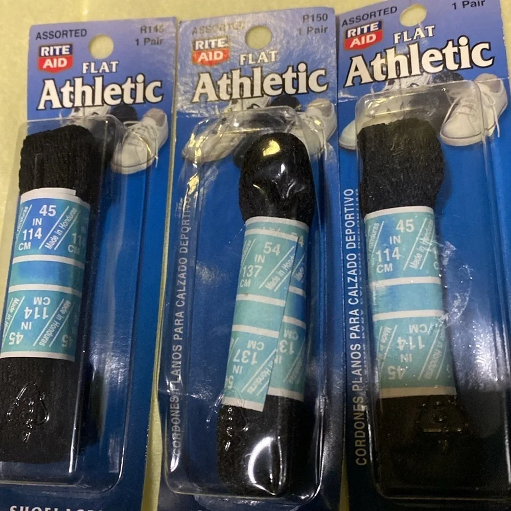 3/$20.  Flat Athletic She Lace Bundle NWT Activewear Unisex Shoe Accessories